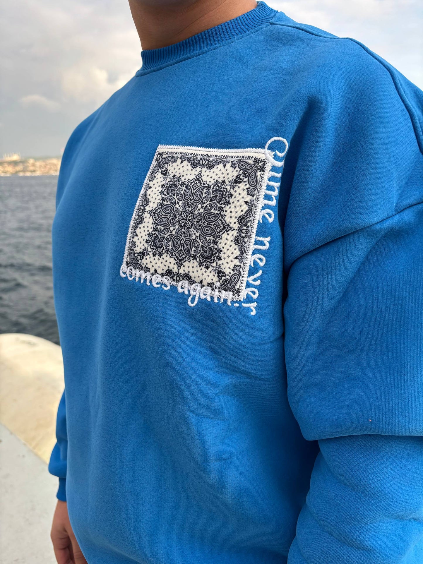 ''TNCA'' Carpet Printed Oversize Sweatshirt