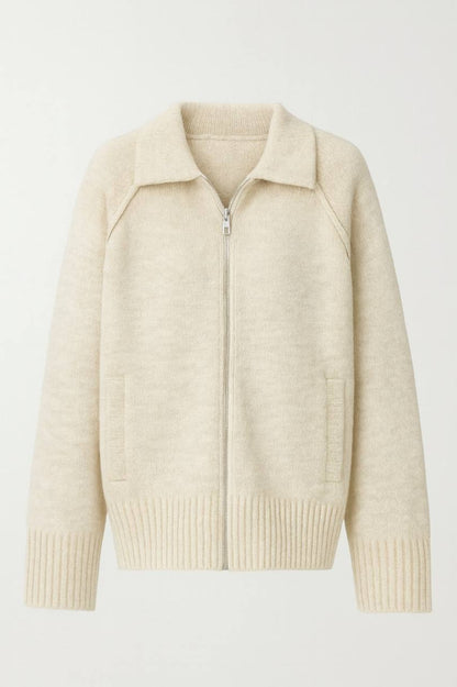 Soft Edge Zip Knit