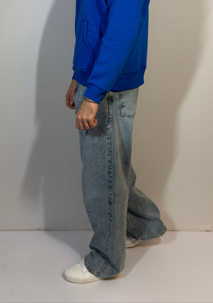Light Blue Baggy Denim Jean