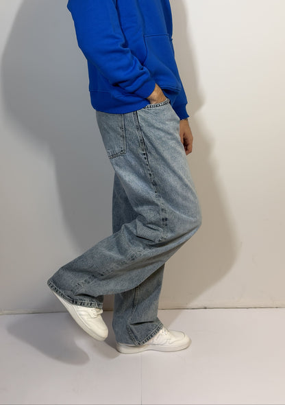 Light Blue Baggy Denim Jean