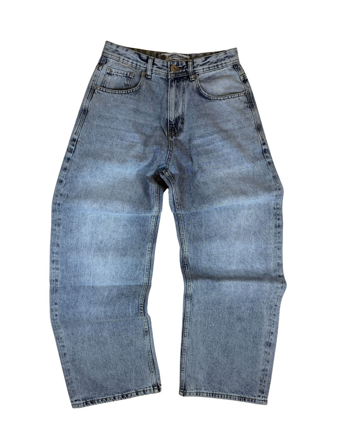 Light Blue Baggy Denim Jean